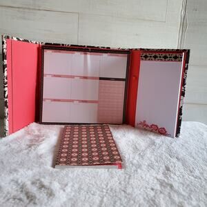 Vera Bradley Duly Noted Take Note Collection Desk Set Imperial Toile